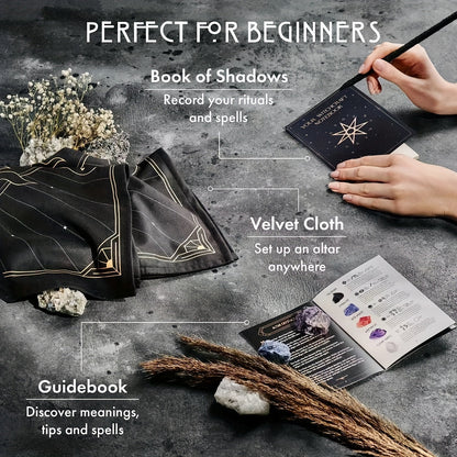 Beginner Witchcraft Starter Kit (65 pc) – Complete Wiccan & Pagan Ritual Set