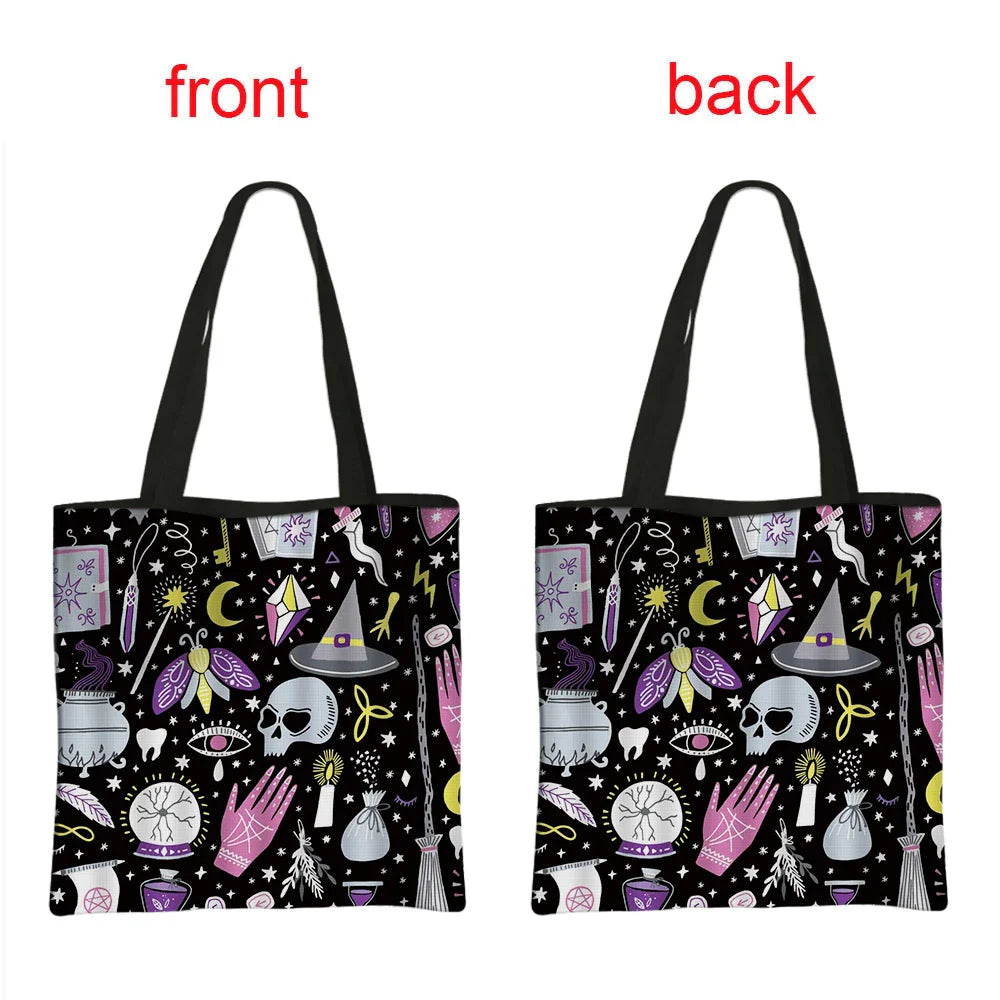 Witchy Gothic Tote Bags