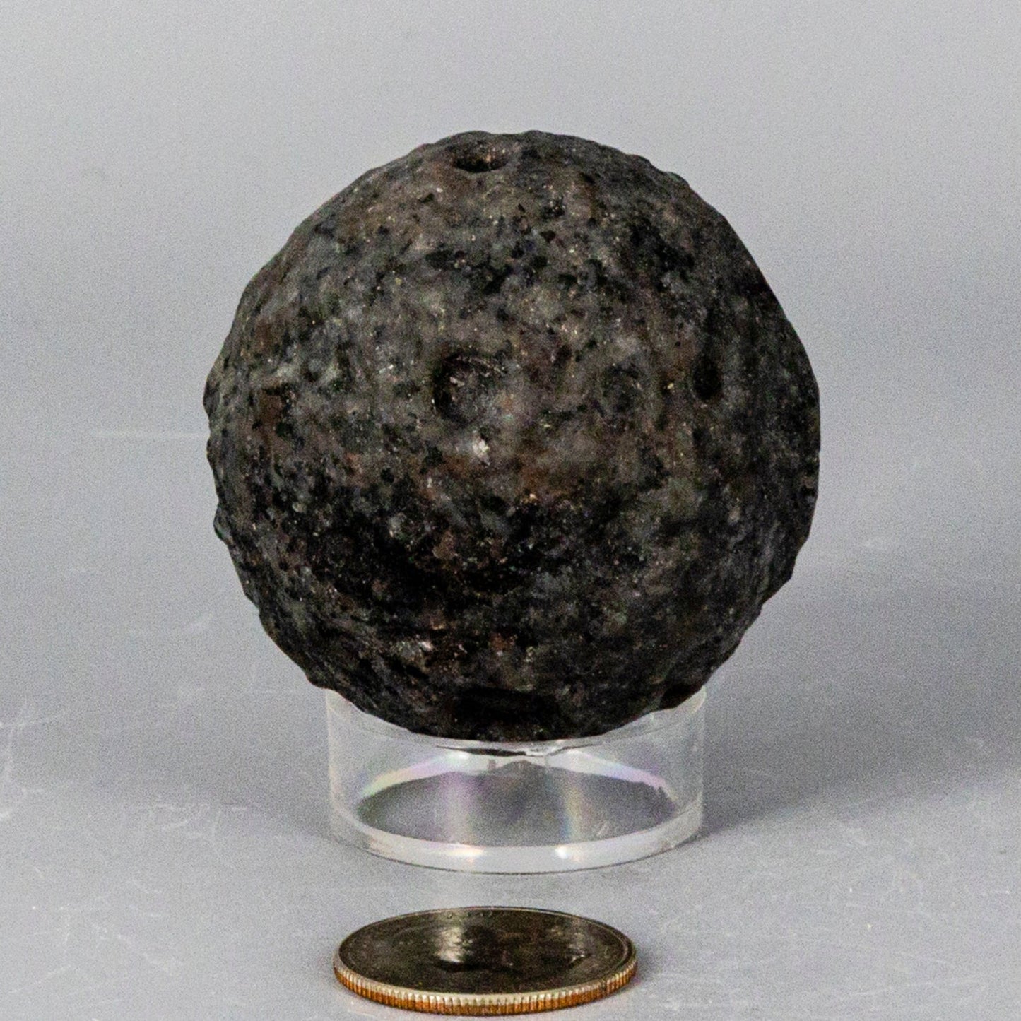 Yooperlite Cratered Moon Sphere UV Reactive 50MMt