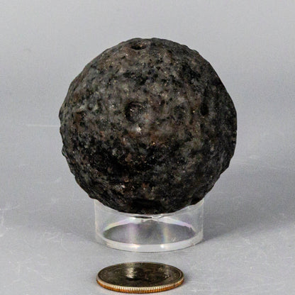 Yooperlite Cratered Moon Sphere UV Reactive 50MMt