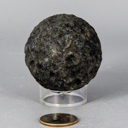 Yooperlite Cratered Moon Sphere UV Reactive 50MMt