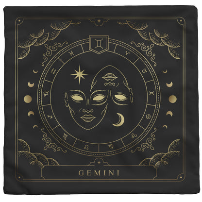 Zodiac Series - GEMINI ♊ - Throw Pillow