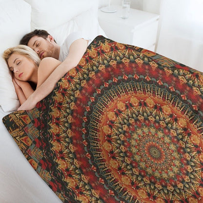 Mandala 128 Throw Blanket