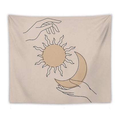 Sun And Moon Tapestry
