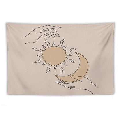 Sun And Moon Tapestry