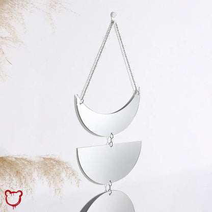 Acrylic Sun Moon Wall Mirror – Celestial Boho Home Décor