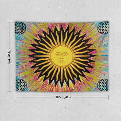 Psychedelic Sun Tapestry