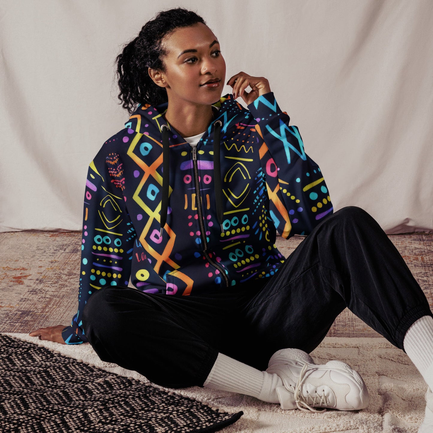 Eco-Friendly Unisex Zip Hoodie for Festivals