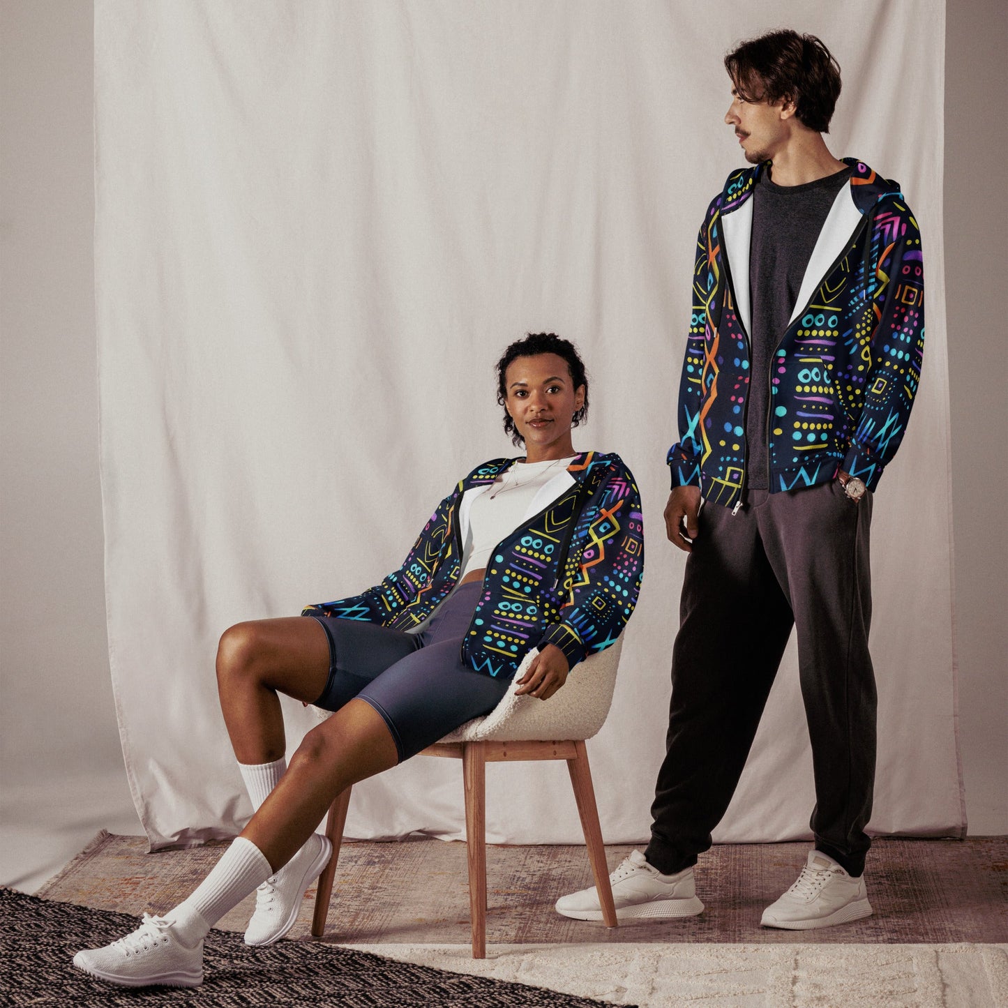 Eco-Friendly Unisex Zip Hoodie for Festivals