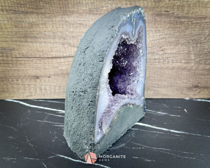 Amethyst Cathedral Geode 12lb – Deep Purple Crystal Cluster for Healing, Meditation & Display