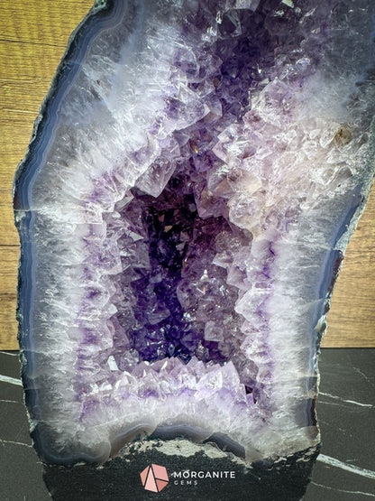 Amethyst Crystal Cathedral – Majestic Purple Geode for Meditation, Healing & Decor