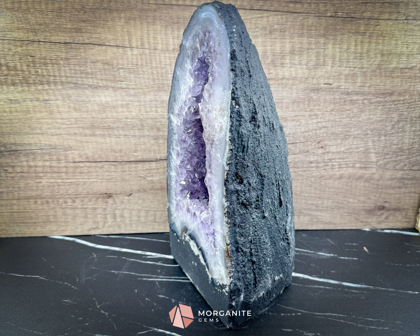 Amethyst Crystal Cathedral – Majestic Purple Geode for Meditation, Healing & Decor