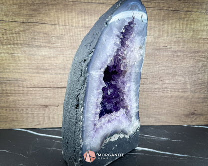 Amethyst Crystal Cathedral – Majestic Purple Geode for Meditation, Healing & Decor