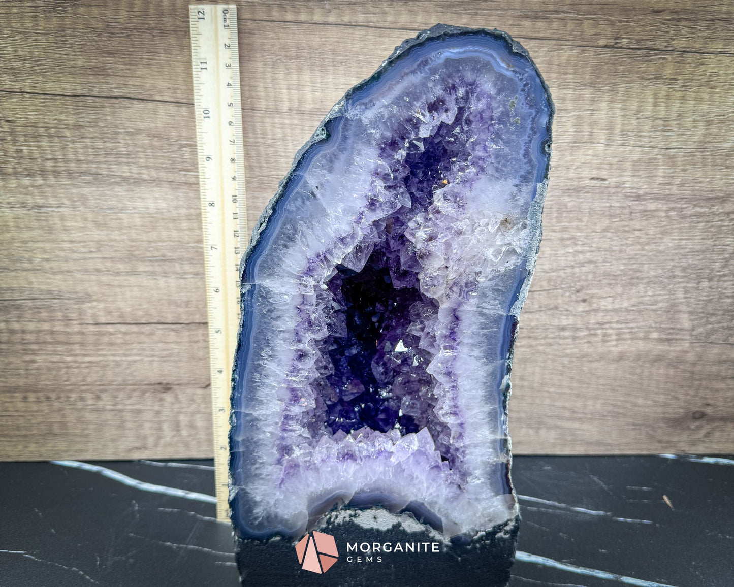 Amethyst Crystal Cathedral – Majestic Purple Geode for Meditation, Healing & Decor
