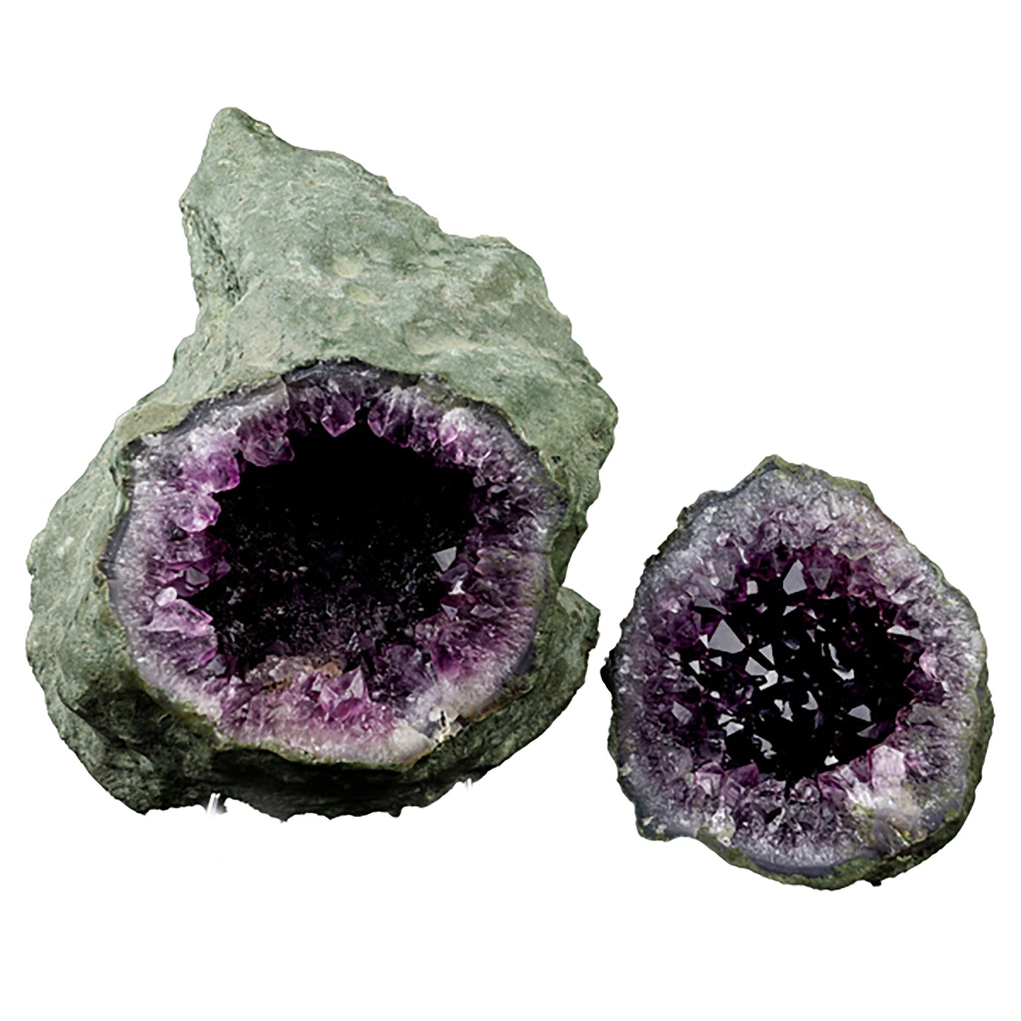 Amethyst Sprakling Crystals Geode Natural Mineral Specimen  # B 5306