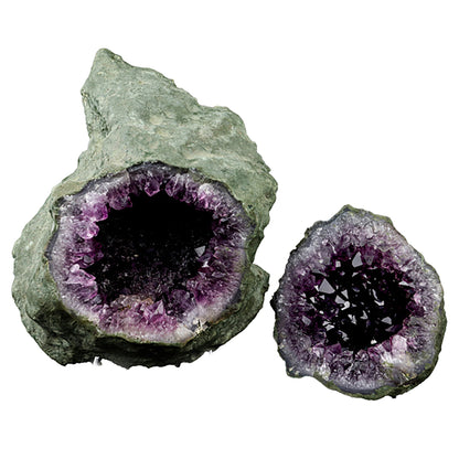 Amethyst Sprakling Crystals Geode Natural Mineral Specimen  # B 5306