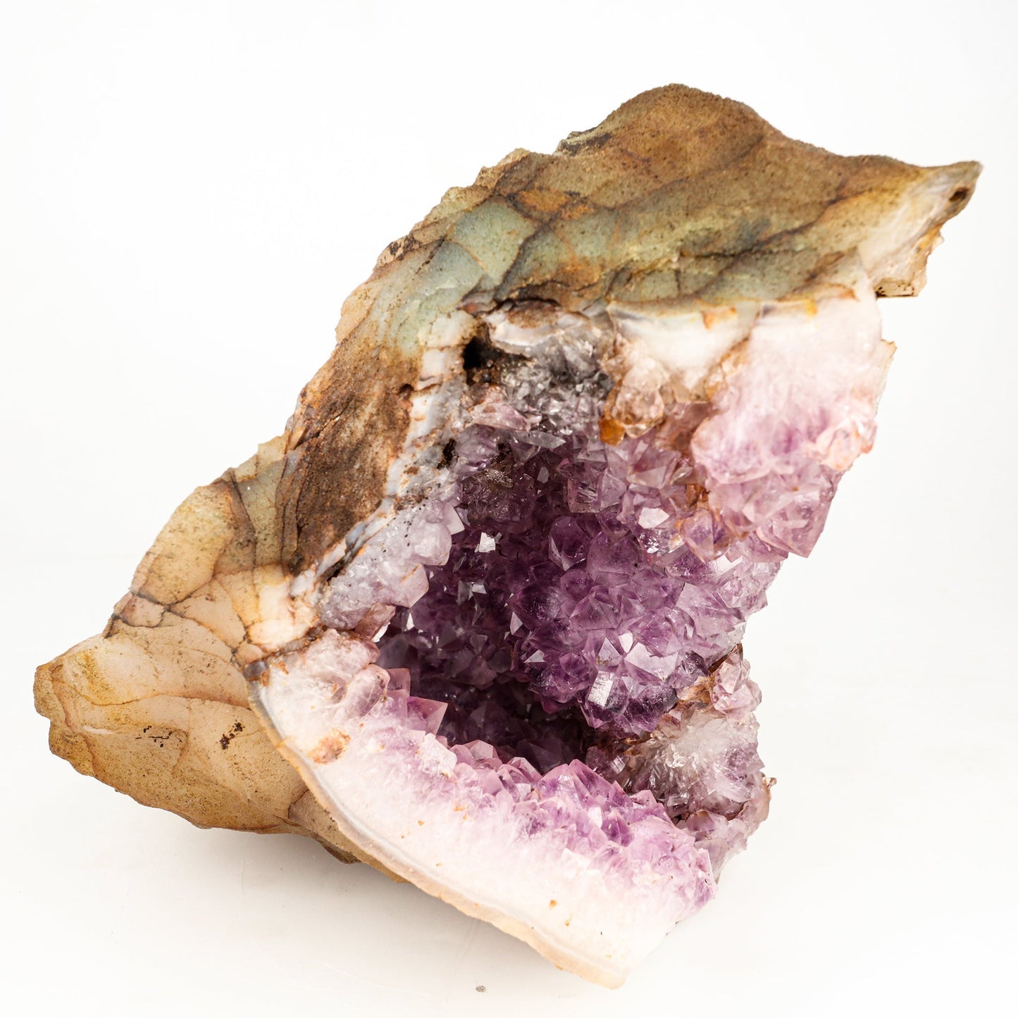 Amethyst Sprakling Crystals Natural Mineral Specimen # B 5515