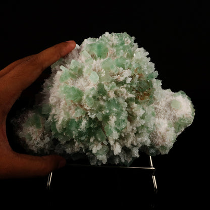 Apophyllite Green with Mordenite Natural Mineral Specimen # B 5601