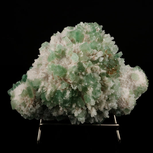 Apophyllite Green with Mordenite Natural Mineral Specimen # B 5601