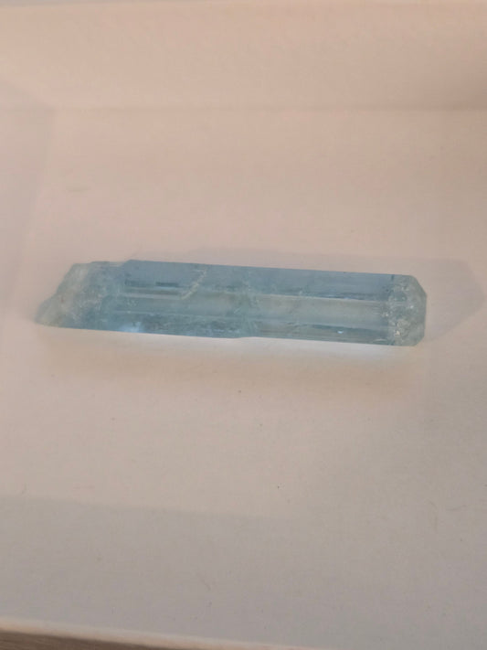 Aquamarine gem crystal