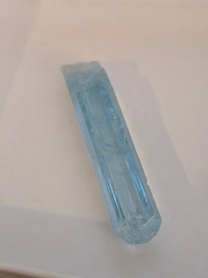Aquamarine gem crystal