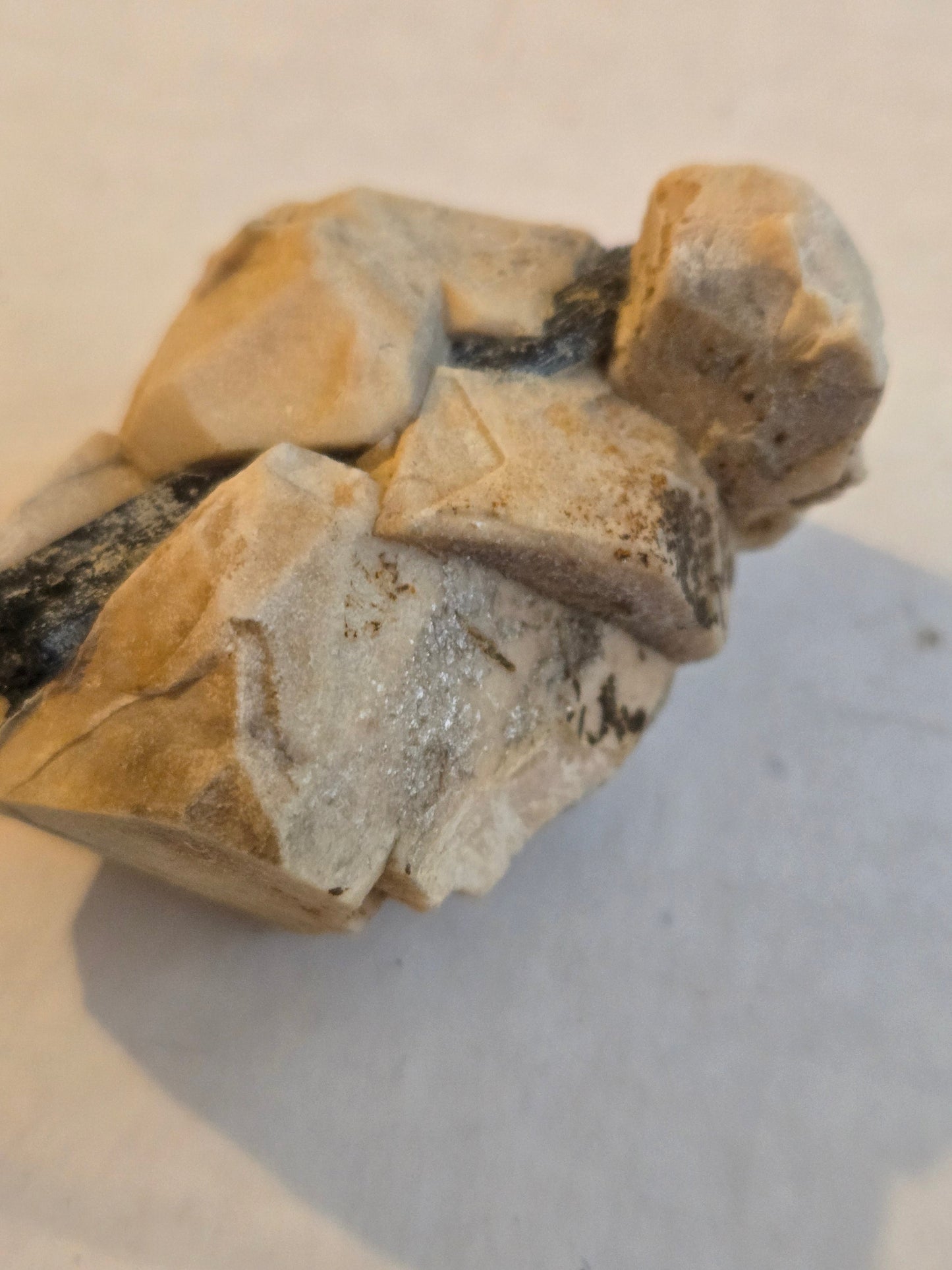 Arfvedsonite on microcline