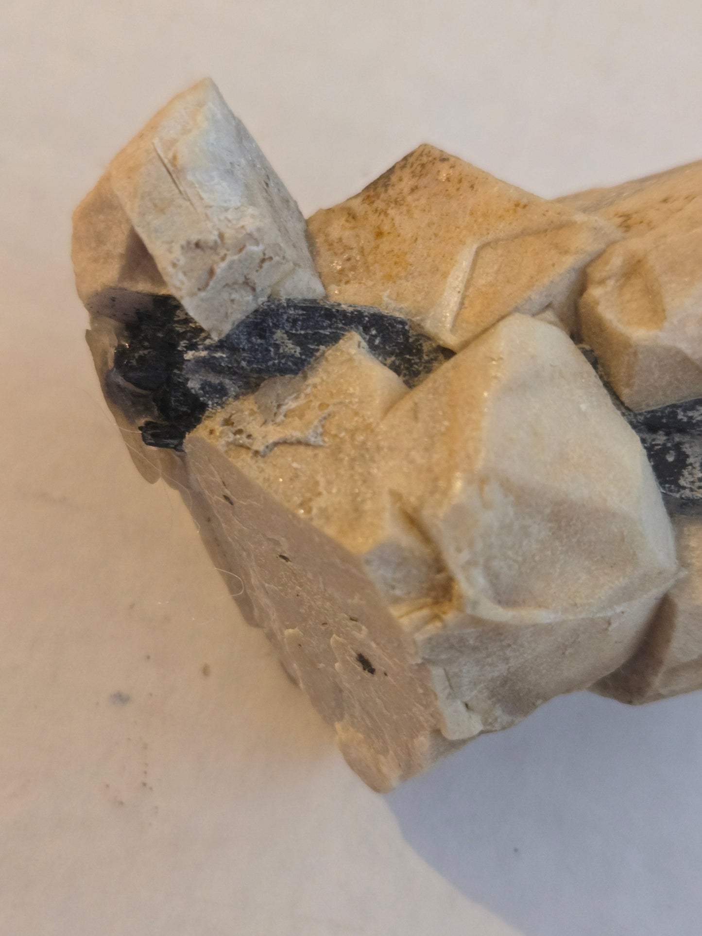 Arfvedsonite on microcline