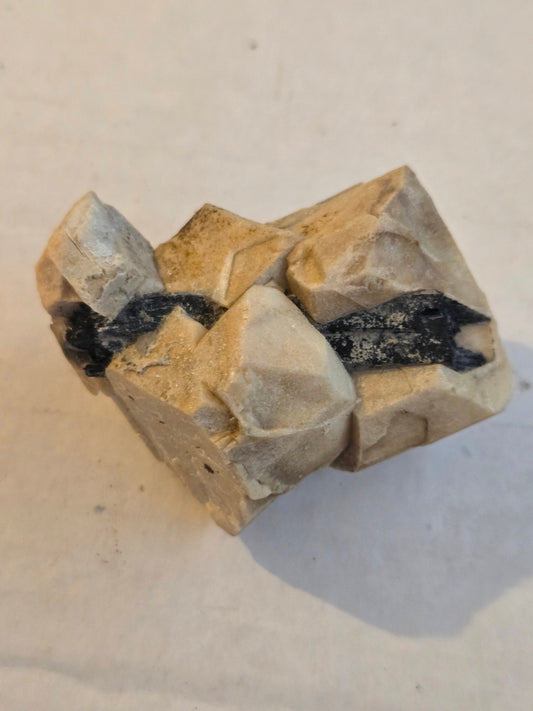 Arfvedsonite on microcline