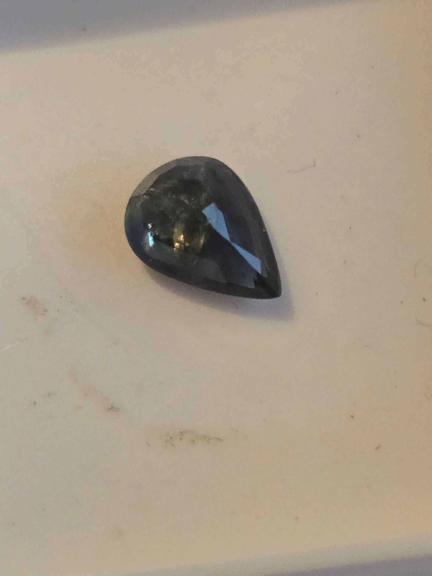 Australian sapphire facet