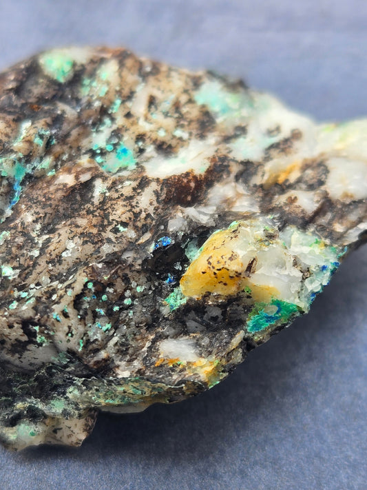 Azurite Malachite Hubnerite