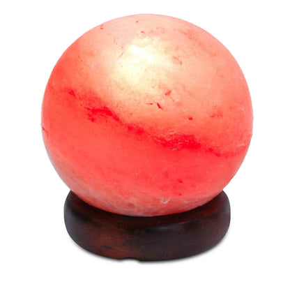 Mini Globe Shape Salt Lamp 5" Diameter