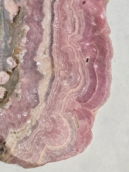 Banded Rhodochrosite slab