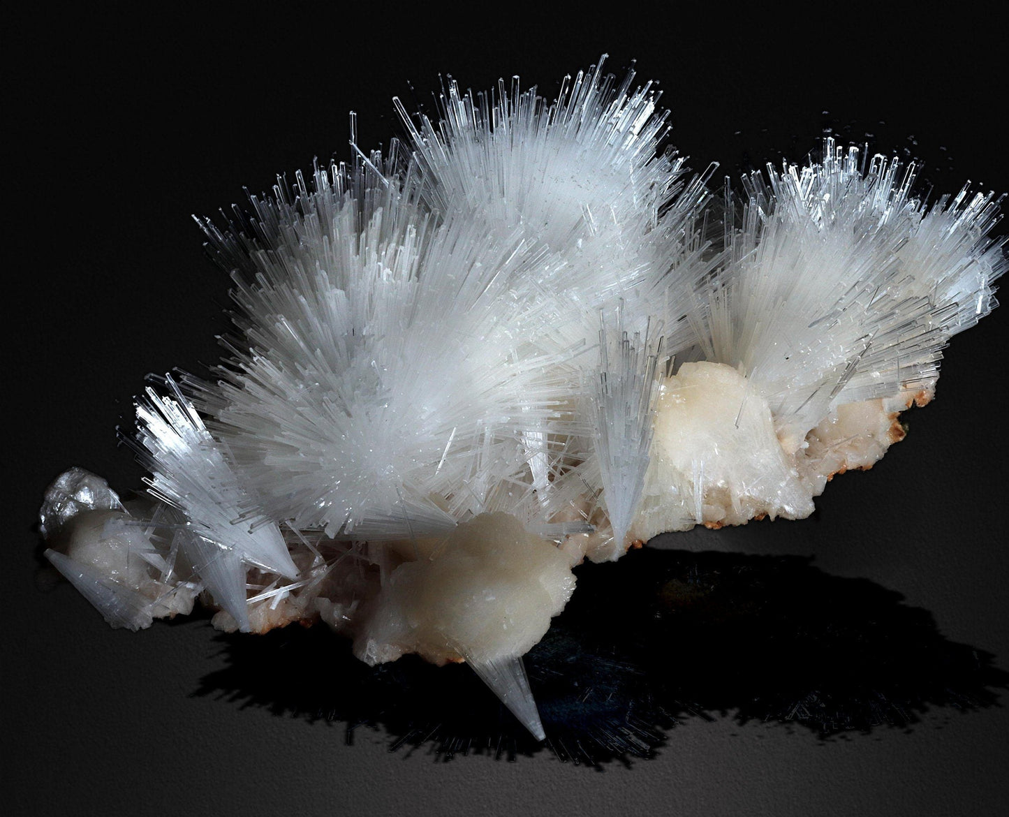Beautiful Scolecite Spray Formation With Stilbite #W02