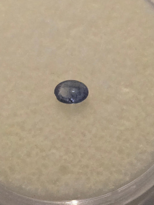 Benitoite facet