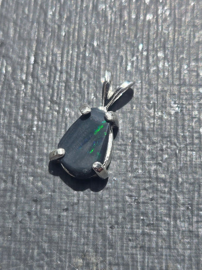 Black Opal pendant