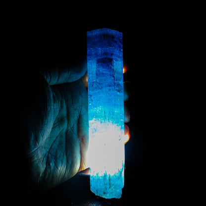 Blue Beryl var. Aquamarine Natural Mineral Specimen Museum # B 6824