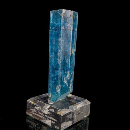 Blue Beryl var. Aquamarine Natural Mineral Specimen Museum # B 6824