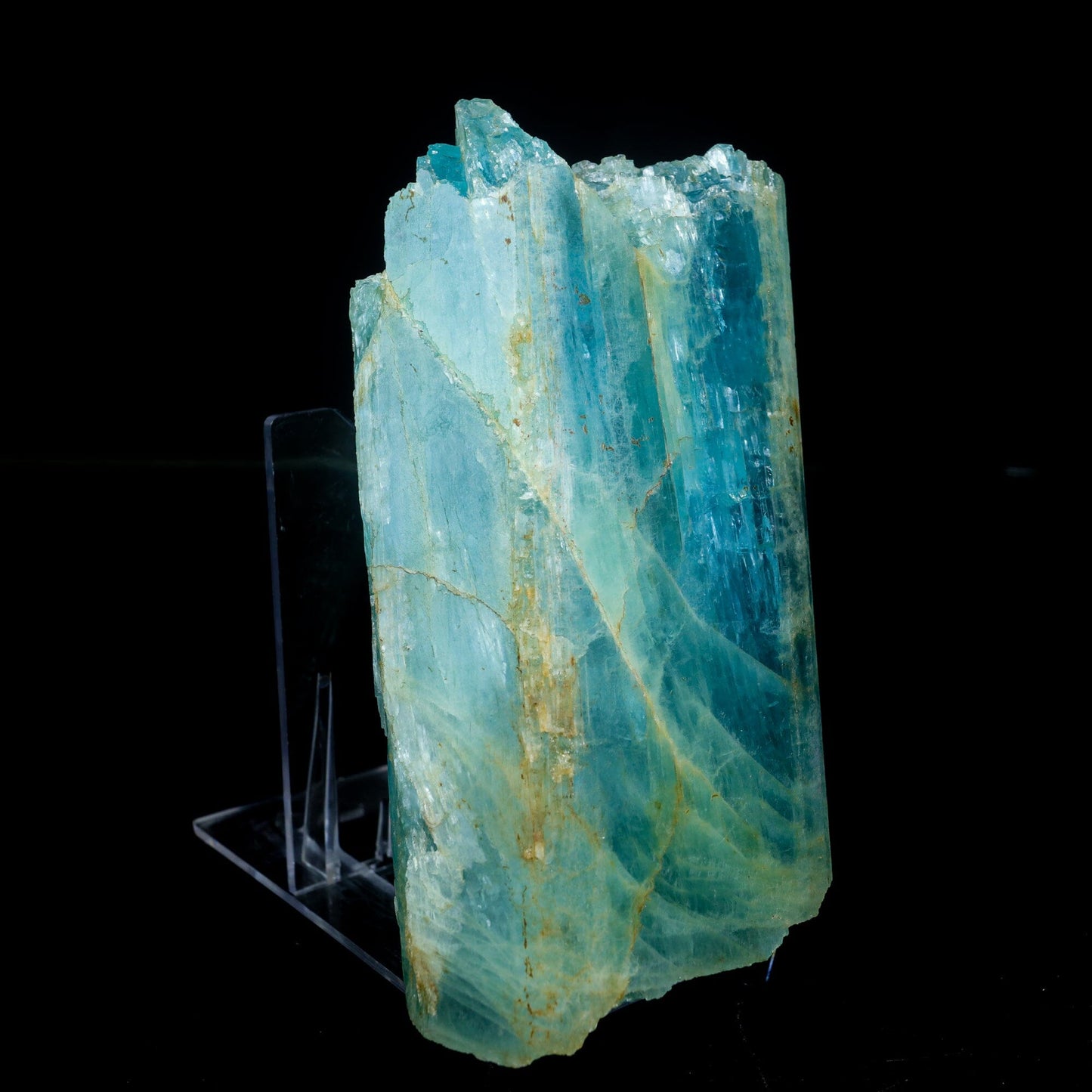 Blue Beryl var. Aquamarine Natural Mineral Specimen # B 7044