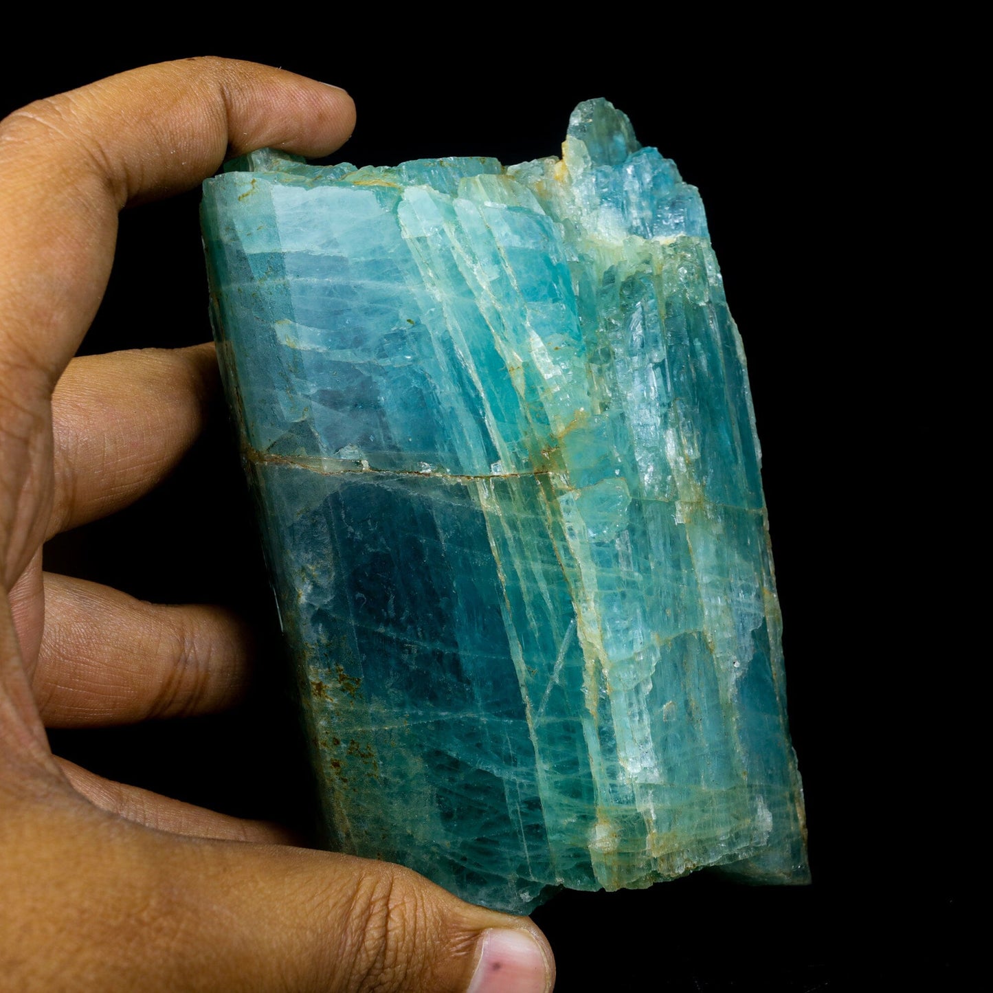 Blue Beryl var. Aquamarine Natural Mineral Specimen # B 7044