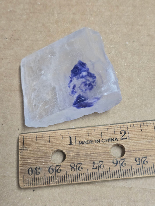 Blue Halite – Natural Crystal Specimen from Kerr McGee Mine New Mexico