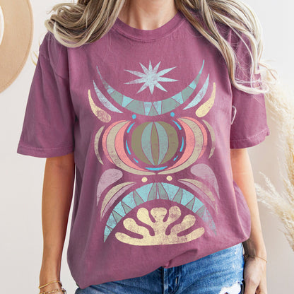 Boho Celestial Star - Comfort Colors Tshirt
