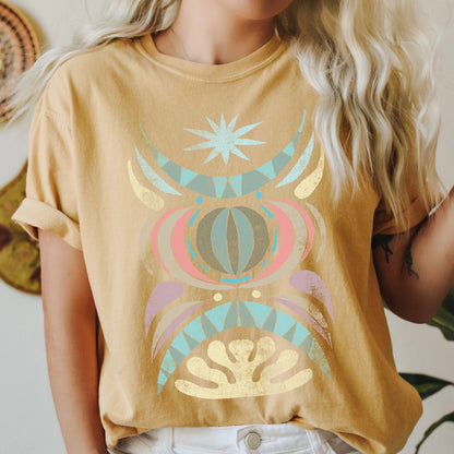 Boho Celestial Star - Comfort Colors Tshirt
