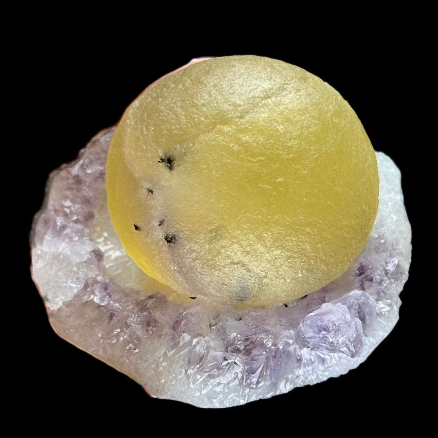 Botryoidal Fluorite on Amethyst | SELF STANDING | High Quality Mineral | Indian Minerals | Superb Minerals | Collectors Piece