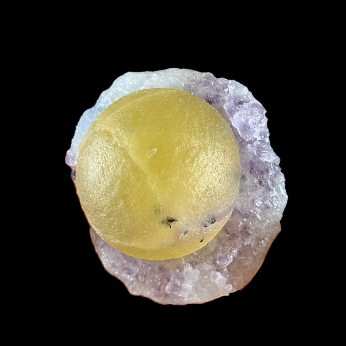 Botryoidal Fluorite on Amethyst | SELF STANDING | High Quality Mineral | Indian Minerals | Superb Minerals | Collectors Piece