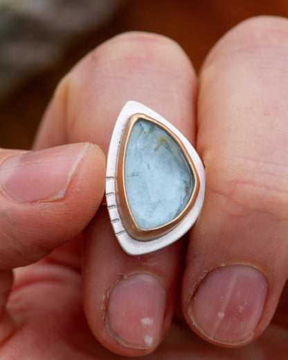 BRIGHTER AQUAMARINE RING