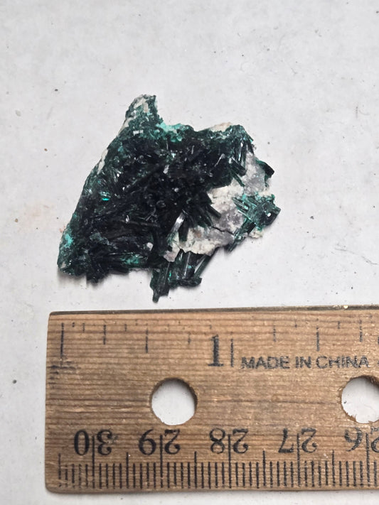 Brochantite – Dark Green Crystal Specimen from Milpillas Mexico