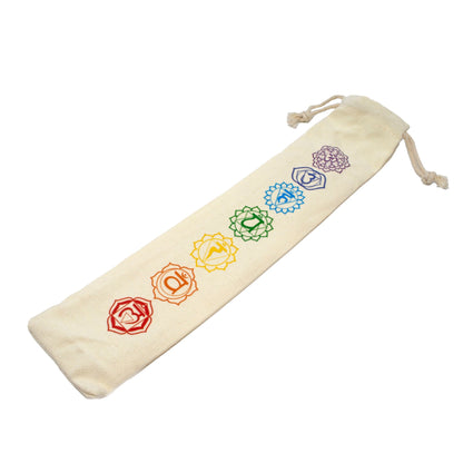 Silicone Striker Tool with Ball & Quartz Hand-blown Medium Handle & Chakra Bag