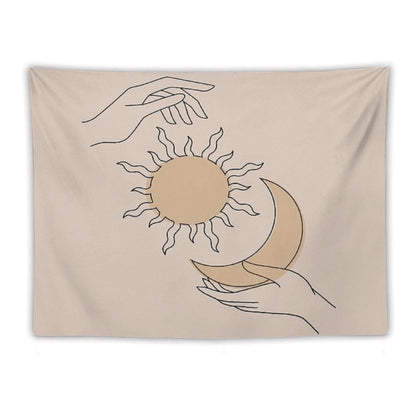 Sun And Moon Tapestry