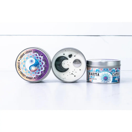 Intention Tin Candles - Karma