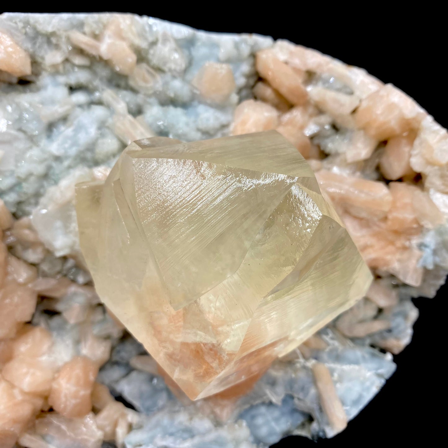 Calcite & Stilbite